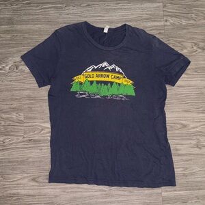 Gold Arrow Camp Navy Blue Vintage Look T-Shirt Size Medium